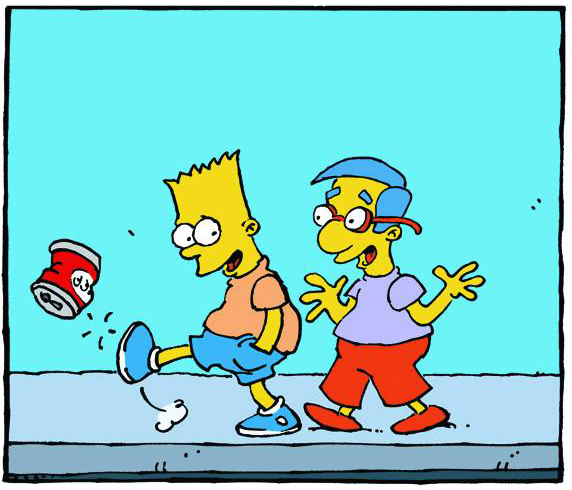 Bart Simpson Confused