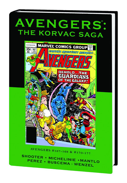 Avengers: The Korvac Saga HC variant cover Avengers: The Korvac Saga HC variant cover