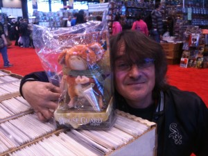 Robert D. w/ Mouse Guard plush