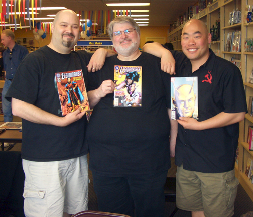 KC flanked by former Legionnaire artists, Cory Carani & Jeff Moy