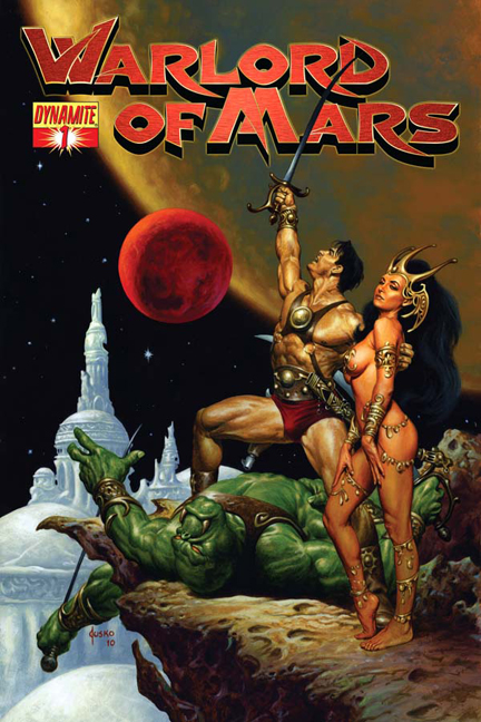 Warlord of Mars cover by Joe Jusko