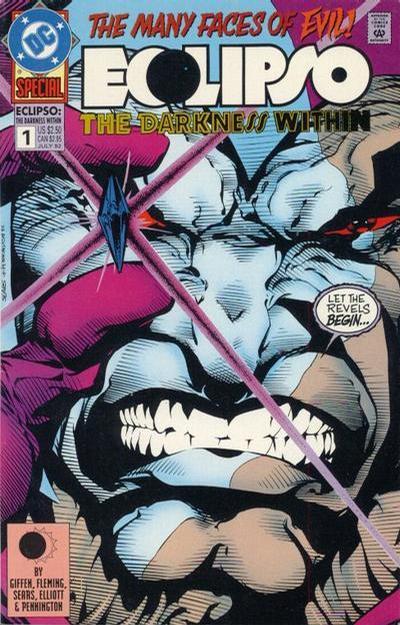Eclipso featured a "gem" on the cover.