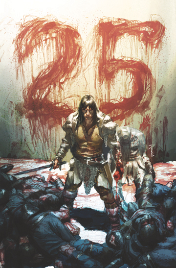 King Conan: The Scarlet Citadel alternate cover by Gerald Parel.