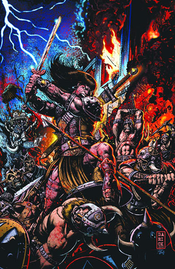 King Conan: The Scarlet Citadel #1 cover by Darick Robertson