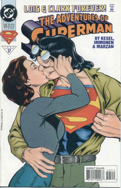 Lois & Clark from Adventures of Superman #525. Art by Stuart Immonen.