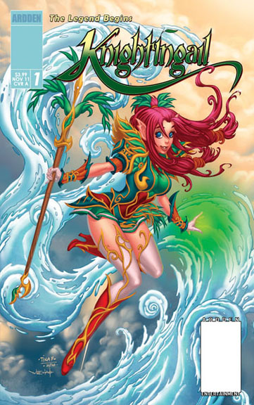 Knightingail: The Legend Begins #1 cover Knightingail: The Legend Begins #1 cover
