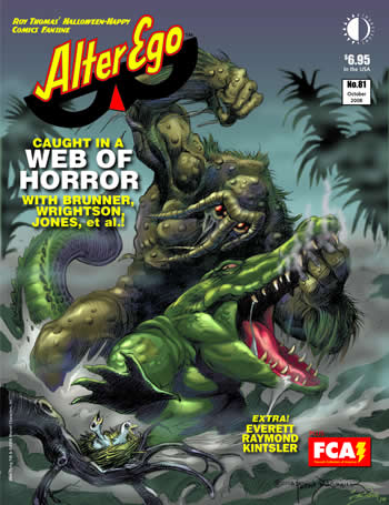 Alter Ego #81. Originally a piece I commissioned from Frank Brunner. Alter Ego #81. Originally a piece I commissioned from Frank Brunner.