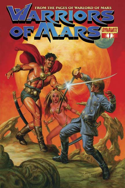 Warriors of Mars #1 cover by Joe Jusko
