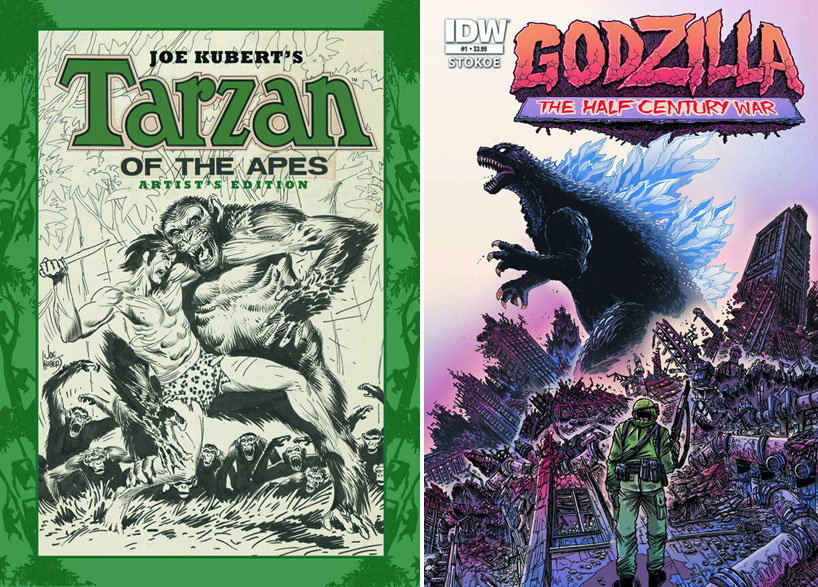 Joe Kubert's Tarzan of the Apes: Artist's Edition & Godzilla: The Half-Century War Joe Kubert's Tarzan of the Apes: Artist's Edition & Godzilla: The Half-Century War