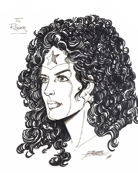 A Wonder Woman piece George Perez did for me back in 1996. A Wonder Woman piece George Perez did for me back in 1996.