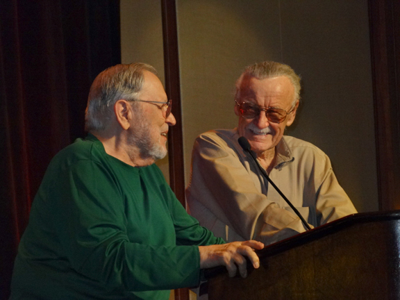 John Romita & Stan Lee at the Harvey Awards.