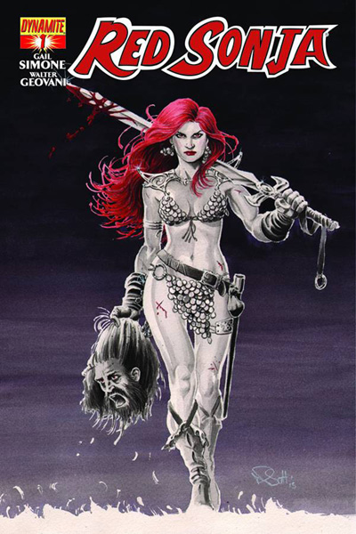 Red Sonja #1 Nicola Scott cover
