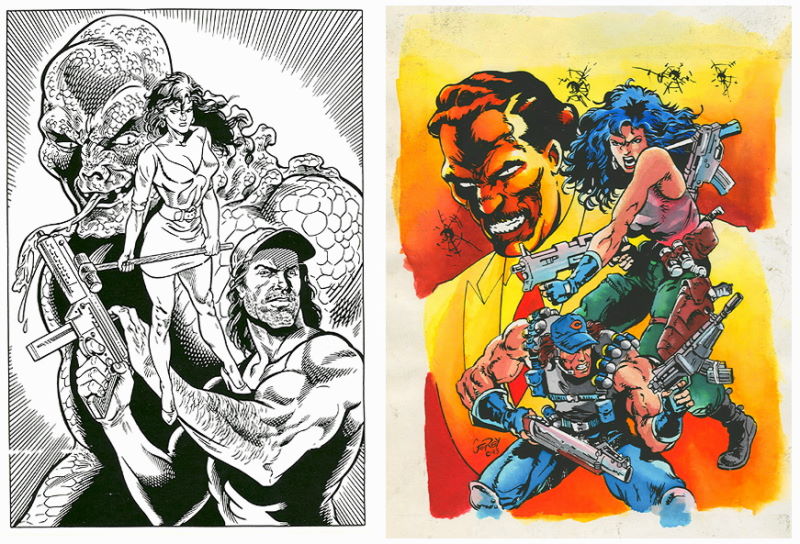 Special Promotional Art From Parts Unknown Series 1 and Series 2 by Brad Gorby.