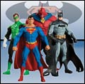 Image: Superman / Batman Series 6 Action Figure Set  (4)