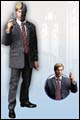 Image: Dark Knight Two Face/Harvey Dent 1/6 Scale Action Figure  (Hot Toys)