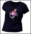 Image: Obama: Time for Change Women's Black T-Shirt  (M)