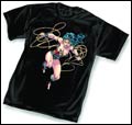 Image: Wonder Woman Trinity by Lee Black T-Shirt  (L)