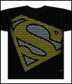 Image: Superman Mini Bling Black T-Shirt  (M)