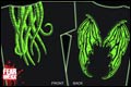 Image: Cthulhu Glow-in-the-Dark Double-Sided Black T-Shirt  (M)
