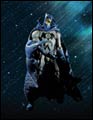 Image: Blackest Night Series 5 Action Figure: Black Lantern Batman 