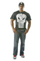 Image: Marvel T-Shirt w/Beanie: Punisher  (M) - Rubies Costumes Company Inc