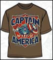 Image: Captain America: Badge of Honor Coffee T-Shirt (XL) Image: Captain America: Badge of Honor Coffee T-Shirt (XL)