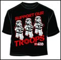 Image: Lego Star Wars: Support Our Trooper Black T-Shirt  (XL)