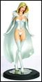 Image: White Queen Retro Statue 