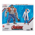 Image: Avengers 60th Ann Leg Grey Hulk/Banner  (6-inch) Action Figure 2Pk Case - Hasbro Toy Group