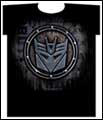 Image: Transformers: Decepticon Metal Logo T-Shirt  (L)