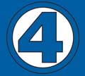 Image: Fantastic Four: Symbol Youth T-Shirt  (L)