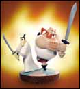 Image: Samurai Jack and Scotsman Statue 