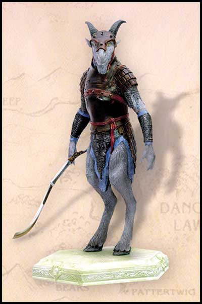 Image: Narnia WETA Statue: Satyr Design Maquette  - 