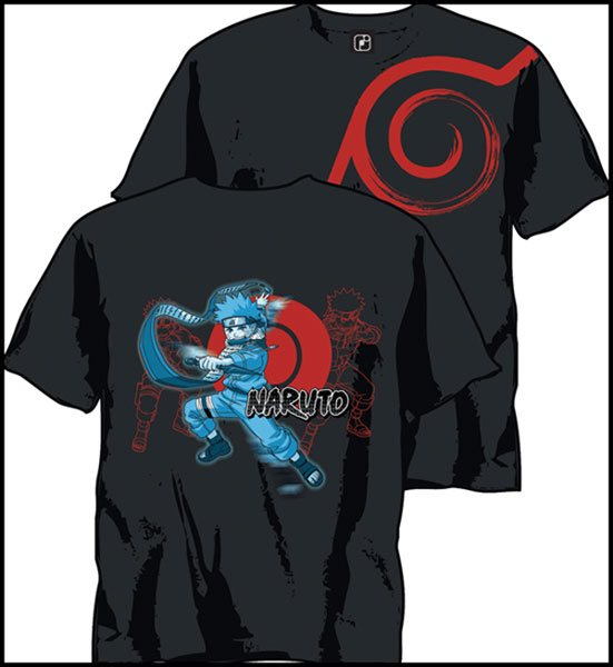 Image: Naruto with Symbol T-Shirt  (S) - 