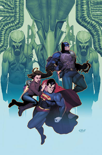 Image: Superman & Batman vs. Aliens & Predators #2