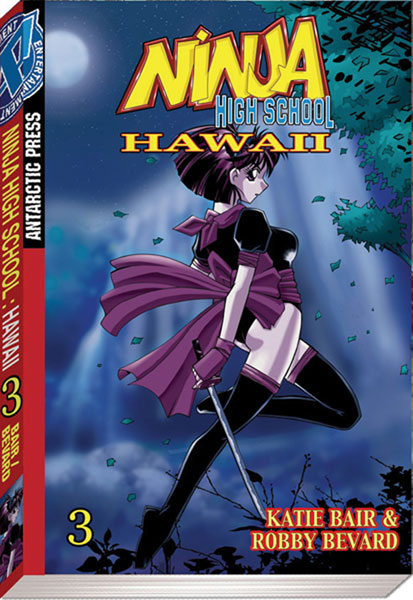 Image: Ninja High School Hawaii Vol. 03 Pocket Manga SC  - Antarctic Press