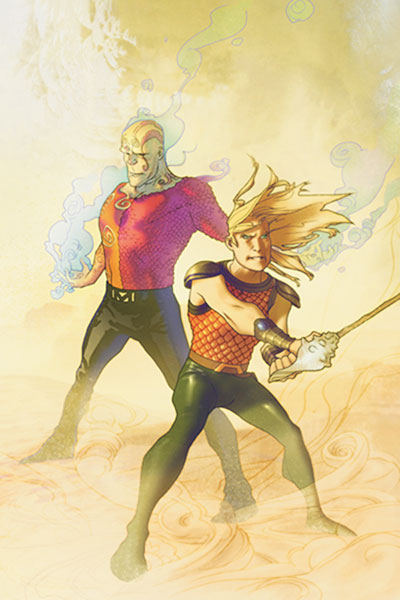 Image: Outsiders: Five of a Kind - Week 4: Metamorpho / Aquaman #4 - DC Comics