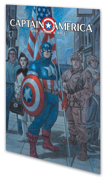 Image: Captain America: Red, White & Blue SC  - Marvel Comics