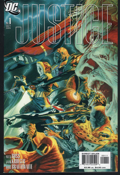 Image: Justice #1 (1st printing, Villians Cover)