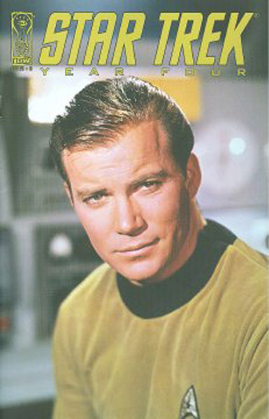 Image: Star Trek: Year Four #2 (Retailer incentive Photo Cover-Kirk) - IDW Publishing