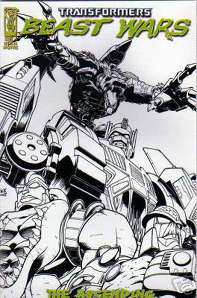 Image: Transformers: Beast Wars #2 (Retailer Sketch Inventive) - IDW Publishing
