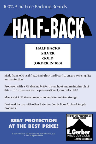 Image: Half-Backs - Silver/Gold Size  (100)