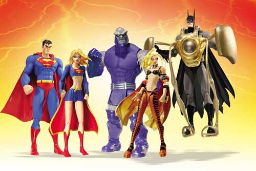 Image: Superman / Batman Series 2 Action Figure Set  (5)
