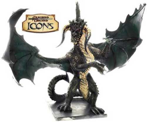 Image: Dungeons & Dragons CMG: Icons Gargantuan Black Dragon  - 