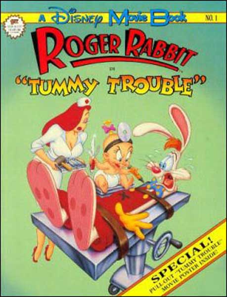 Image: Disney Movie Book 1 - Roger Rabbit in Tummy Trouble SC  - Walt Disney