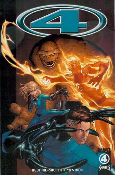 Image: Marvel Knights 4 Vol. 01: Wolf at the Door SC  - Marvel Comics