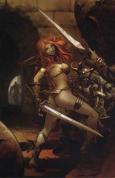 Image: Red Sonja #11 (1:15 virgin incentive cover) - D. E./Dynamite Entertainment