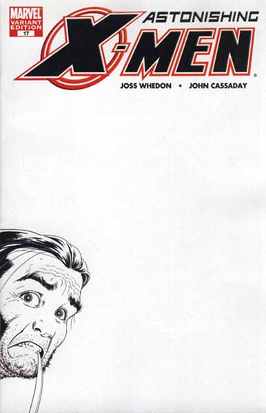 Image: Astonishing X-Men #17 (B&W variant cover)