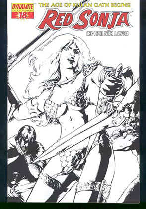 Image: Red Sonja #18 (Sketch cover)