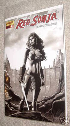 Image: Red Sonja Annual #1 (Retailer incentive Rubi B&W